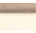 INFOCORK 45x30cm Blush Grey Cork Fabric Leather Sheet - White TC Base Silver Foil for Wall Decor & Upholstery Fabric