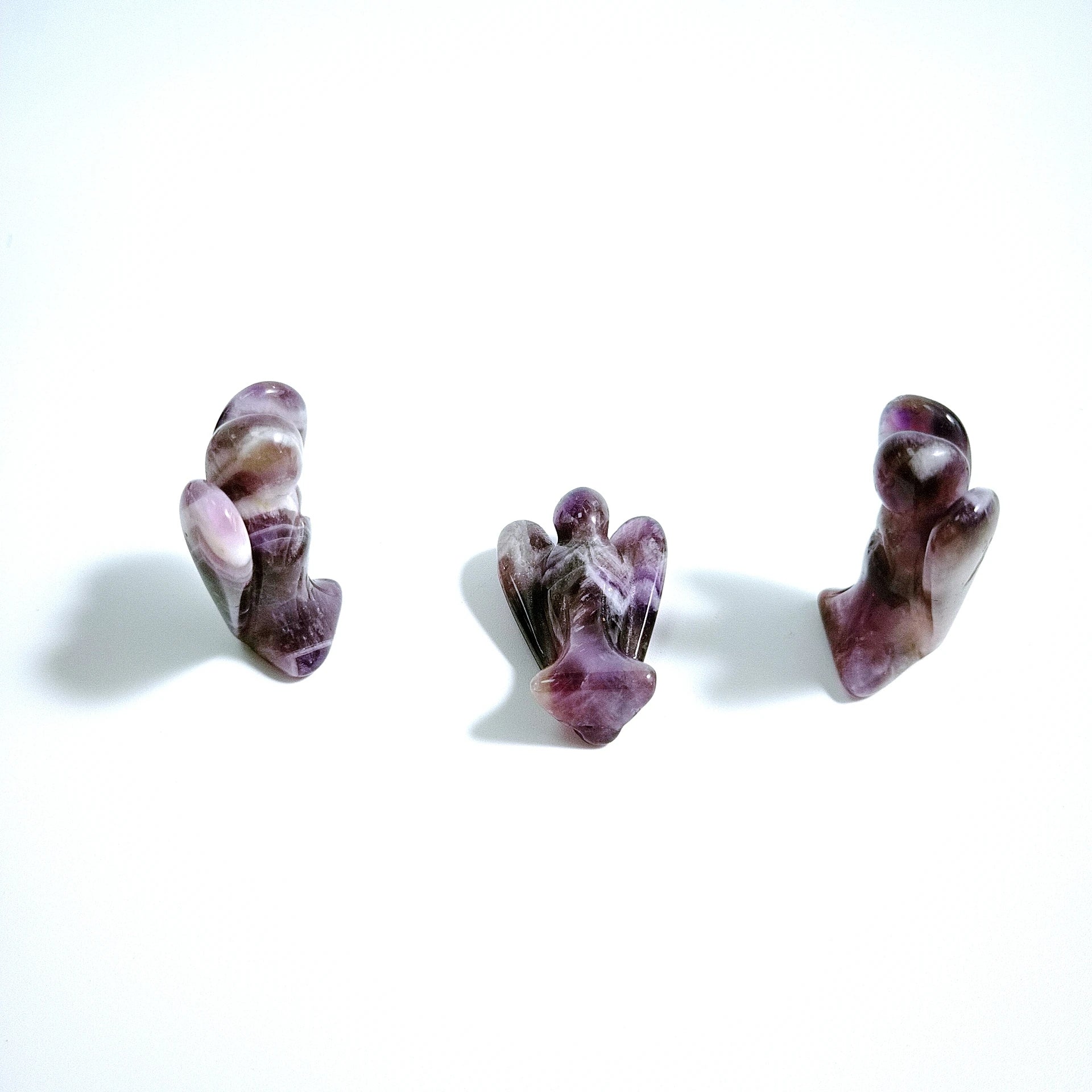 Huiying 2 Inch Amethyst Statue of Angel Sculptures