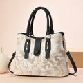 New Leather Women Shoulder Bags Vintage Retro Totem Embossing Ladies Handbag Clutch Bag