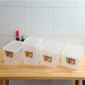 High Quality Plastic Food Storage Containers with Lids 5L 6L 7L Large Clear Fruit and Vegetable Kitchen Storage Box
