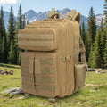 Tactical Backpacks for Men Molle Daypack 45L Large 3 Day Bug Out Bag Hiking Rucksack With Bottle Holder
