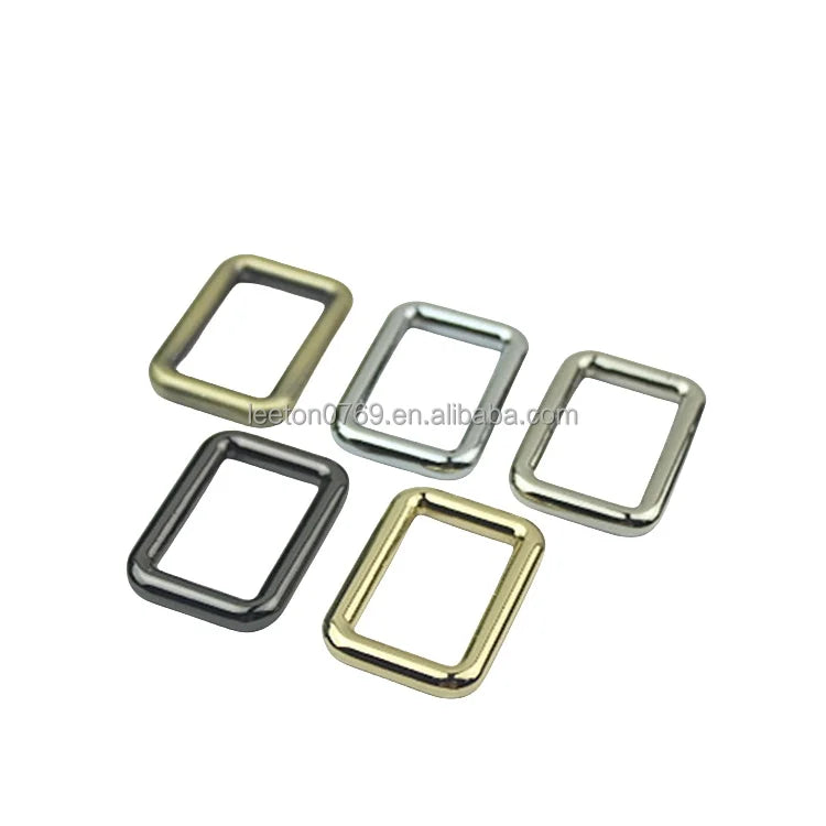 Stock Supply 25mm 1.0inch 4 Colors Good Quality Metal Round Rectangle Buckle for Leather Bag