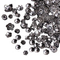 Wholesale Silver Alloy Spacer Bead Hat Charm Antique Style Flower Hat for DIY Jewelry Making Accessories