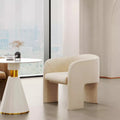 Contemporary Royal Nordic Single Sofa Chair Luxury Accent Chair Three Legs Modern Blue Velvet Upholstered Home Office Bedroom
