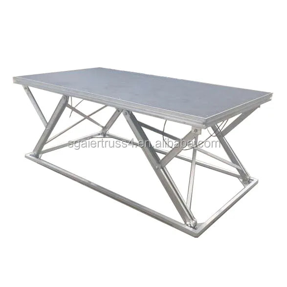 Portable Modular Outdoor Aluminum Wedding Stage Truss Adjustable Height Portable Event Stage