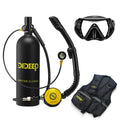 DIDEEP Professional underwater 2L scuba diving portable air tank kit