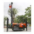 Water Well Drill Rig 200m 300m 400m Drill Rig Hydraulic Swivel Diesel Borehole  Portable Crawler Water Well Drilling Rig Machine