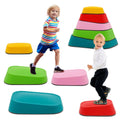 Stepping Stones for KidsNon-Slip Plastic Balance Step Stones for KidsPromoting Children's Coordination Skill Obstacle Courses