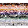 6*8mm Smooth Raw Loose Gemstone Beads /  Natural Moonstone Labradorite Quartz Beads Oval Loose Gemstone for Jewelry Making