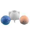 Easy Release  Non Stick  DIY Handmade  Earth Resin Mold Soap Mold 3D Earth Shaped  Silicone Candle Molds