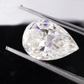 Madonna Pear Cut Loose Moissanite Diamond D E F Color with for GIA Certification