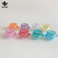 Stock Diamond Shape 3g 5g Plastic Cosmetic Jars for Cream in Bulk