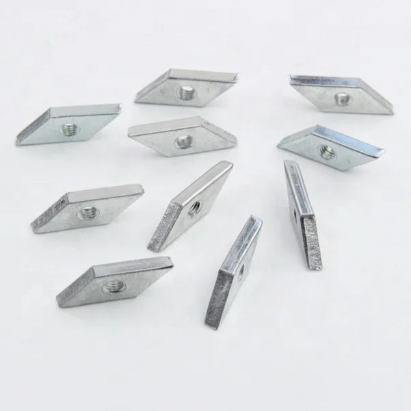 National Standard Carbon Steel M6 Rhombus Nut Connecting Nut Light-duty Connecting Diamond Shaped Nut