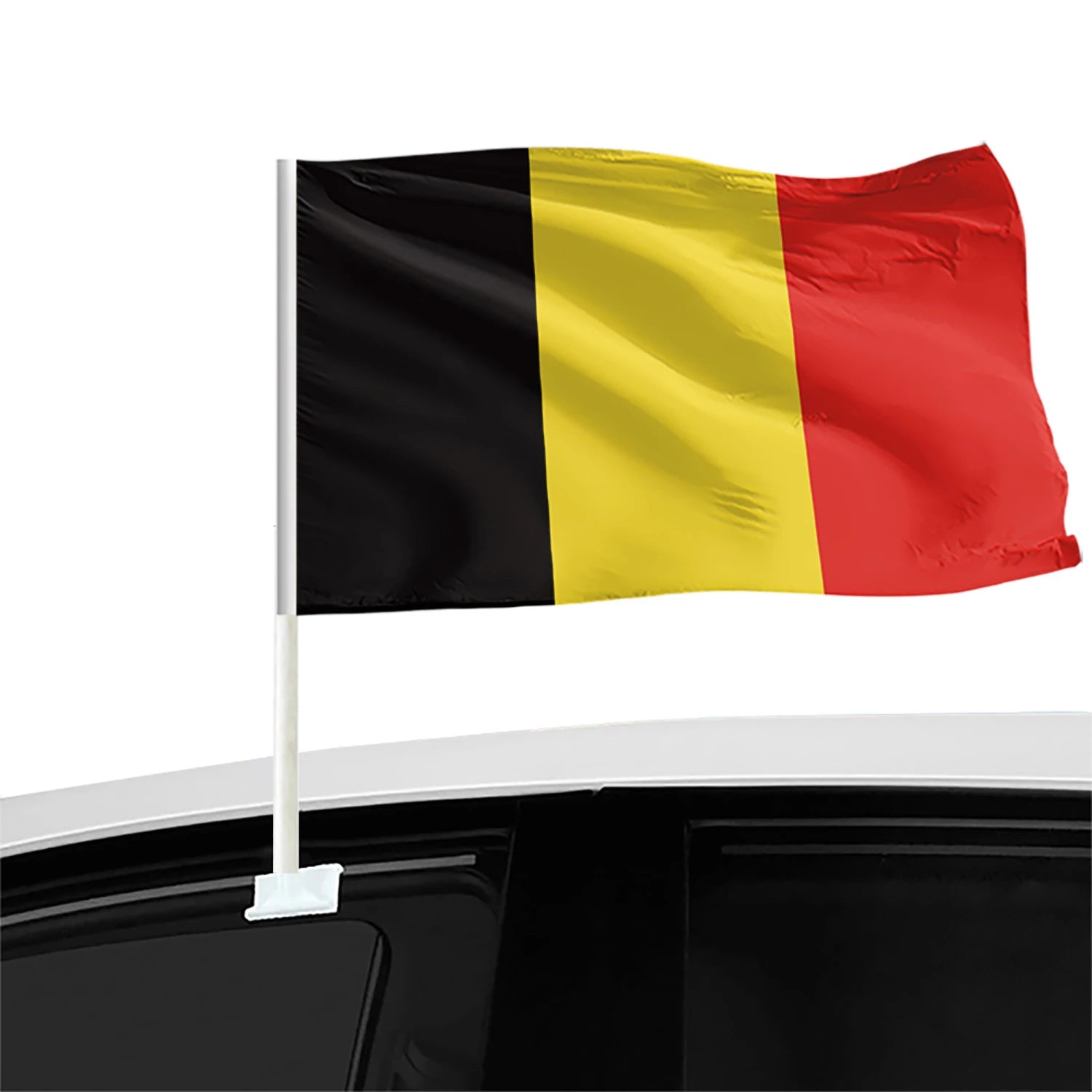Hot Sale 12x18inches 100% Polyester Belgium Car Window Flag Double-Sided Customizable Hot Selling Product