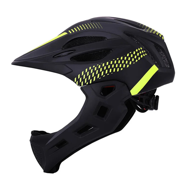 Adjustable Outdoor Protective DUAL SPORT Riding Adult & Kids Full Face Bike Helmet Safety
