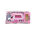 Fun Educational Plastic Friction Battery Operated Ice Cream Truck Toy for Babies Light and Music Included