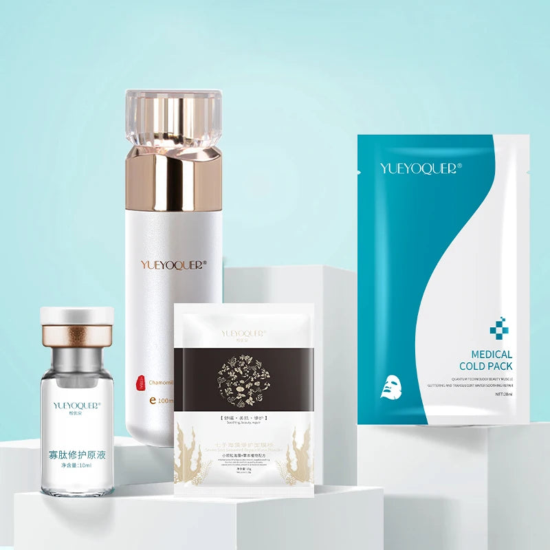 OEM/ODM Private Label Skincare Set Natural Damaged Skin Repairing Moisturizing Soothing Skin Care Set