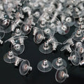 Lan Guang 12mm 1000Pcs Copper+Rubber Earring Stoppers Stopper Stud Supplies DIY Jewelry Findings Making Accessories