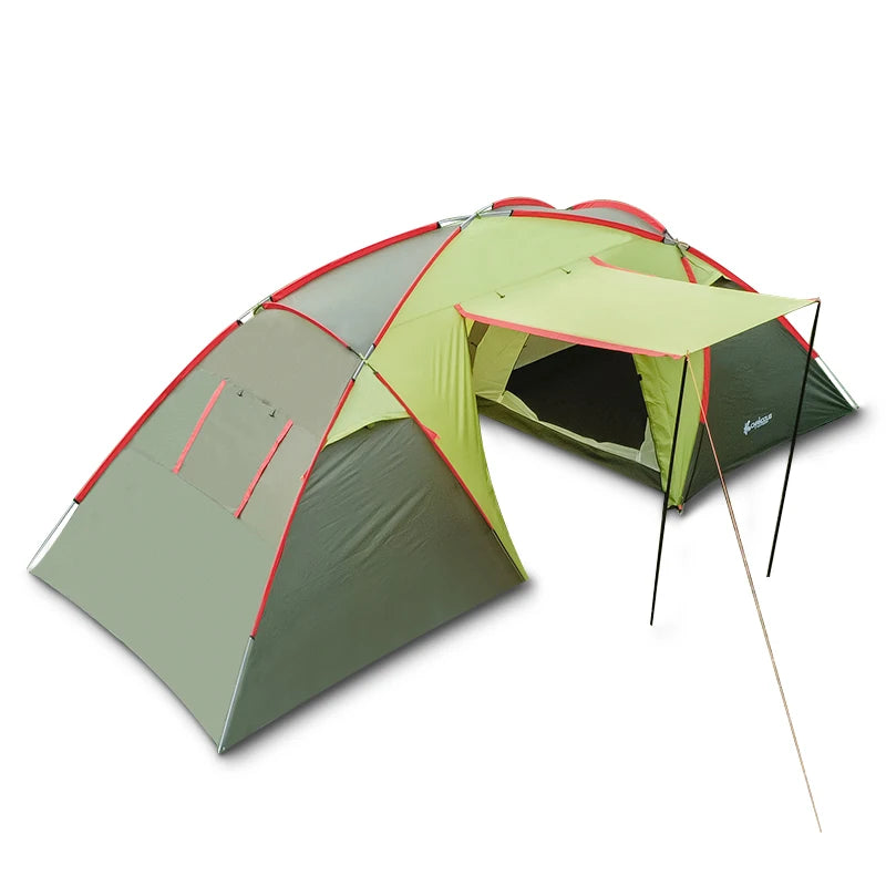 Portable Hiking Folding Automatic Large Family Automatic Two Level Waterproof Tents for Camping