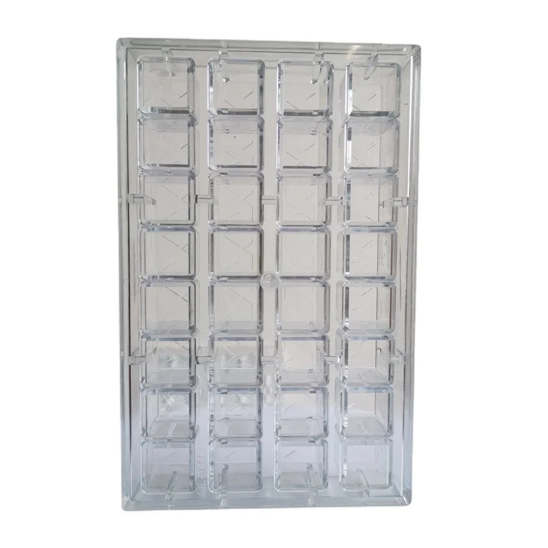 2021 Unique 3D Customized Eco-Friendly Polycarbonate Chocolate Mold Popular Plastic Candy Ice Molds Cake Tools