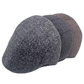 Wholesale 2023 Winter New Thick Ivy Cap Daily Casual Dress Warm Beret Hat for Men