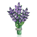 MM3220 Fashion Rhinestones Flower Brooch Women Flower Brooch Jewelry Wholesale