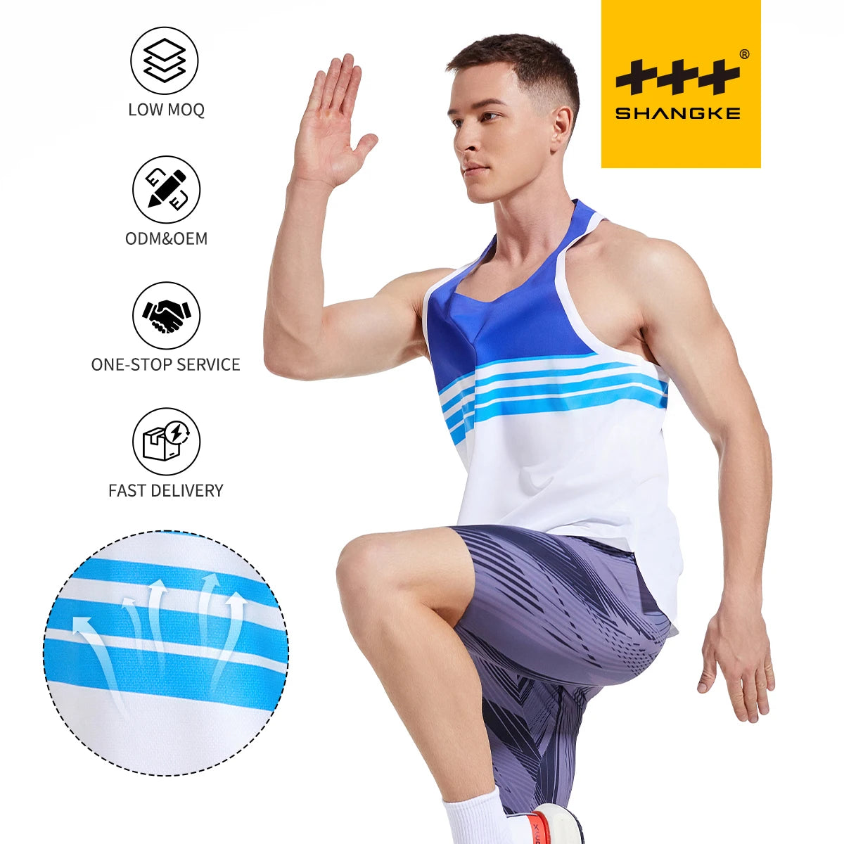 Running Tank Top Ultra Lightweight Marathon Singlet Sports Sleeveless Running Vests