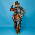 2022 Spring New Coming Floral Plus Size Women's Dresses