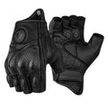 Half Finger Motorcycle Gloves Men Women Moto Leather Cycling Winter Gloves Motorbike ATV Motor Gloves