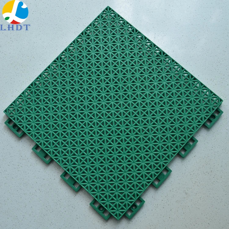 Outdoor Removable Hard pp Interlocking Plastic Floorring Carpet Tile Children Plastic Floor Mat