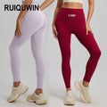 RUIQUIWN Custom Butt Lift Leggings for Women Fitness Gym Wear Seamless High Waisted Leggings Running Sport Pants