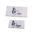 Custom Woven Labels for Clothes Garment Labels With Own Brand logo Design Clothing Size Labels Tags