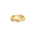 Aimgal Ancient Greek Vintage Ring 5A Zircon Wire Drawing on 18K Gold-Plated S925 Silver Socialite Classic Luxury Fine Jewelry