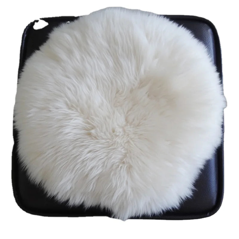 Sample Support 100% Pure Soft Comfortable Fur Cushion Cover Bolster Long Wool Throw Pillow Sheepskin Fur Cushions