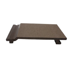 Waterproof Fireproof High Strength Durable Wood Grain WPC Wall Panel Lightweight Composite Wood Siding Exterior for Prefab House
