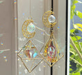 Moon Air Shelf Crystal Sun Catcher Window Decoration Home Decorations Garden Crafts Wall Decor Sun Catcher