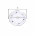 4 Inch Clear Plastic Turntable Organizer Rotating Acrylic Swivel Steel Ball Bearings Stand