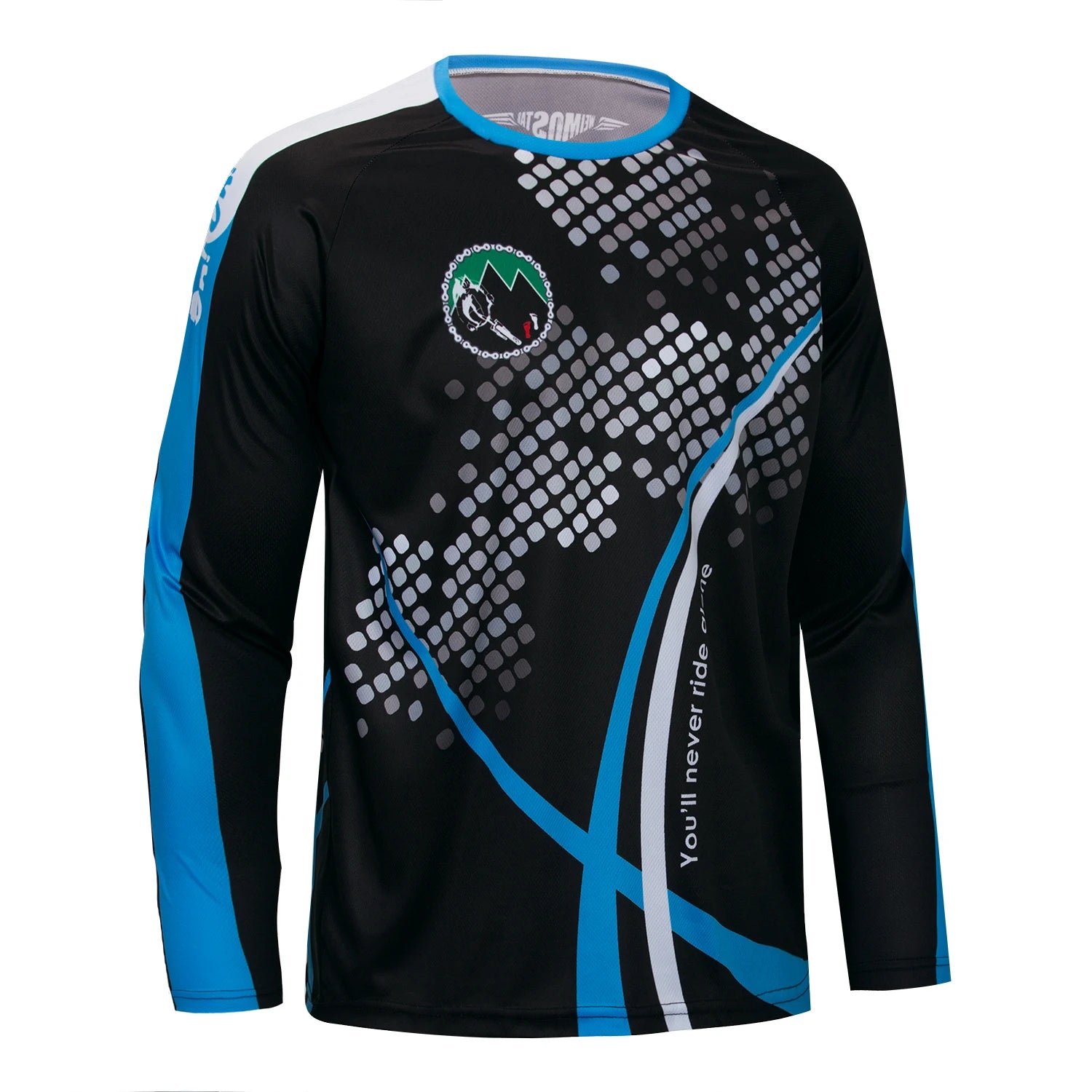 Custom Wholesale Men's MTB Motocross Breathable Quick Dry Long Sleeve Mountain Bike Racing Suit Best Riding Cycling Jersey