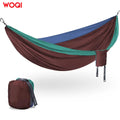WOQI Outdoor Portable Comfortable Nylon Camping Hammock for Adults and Children