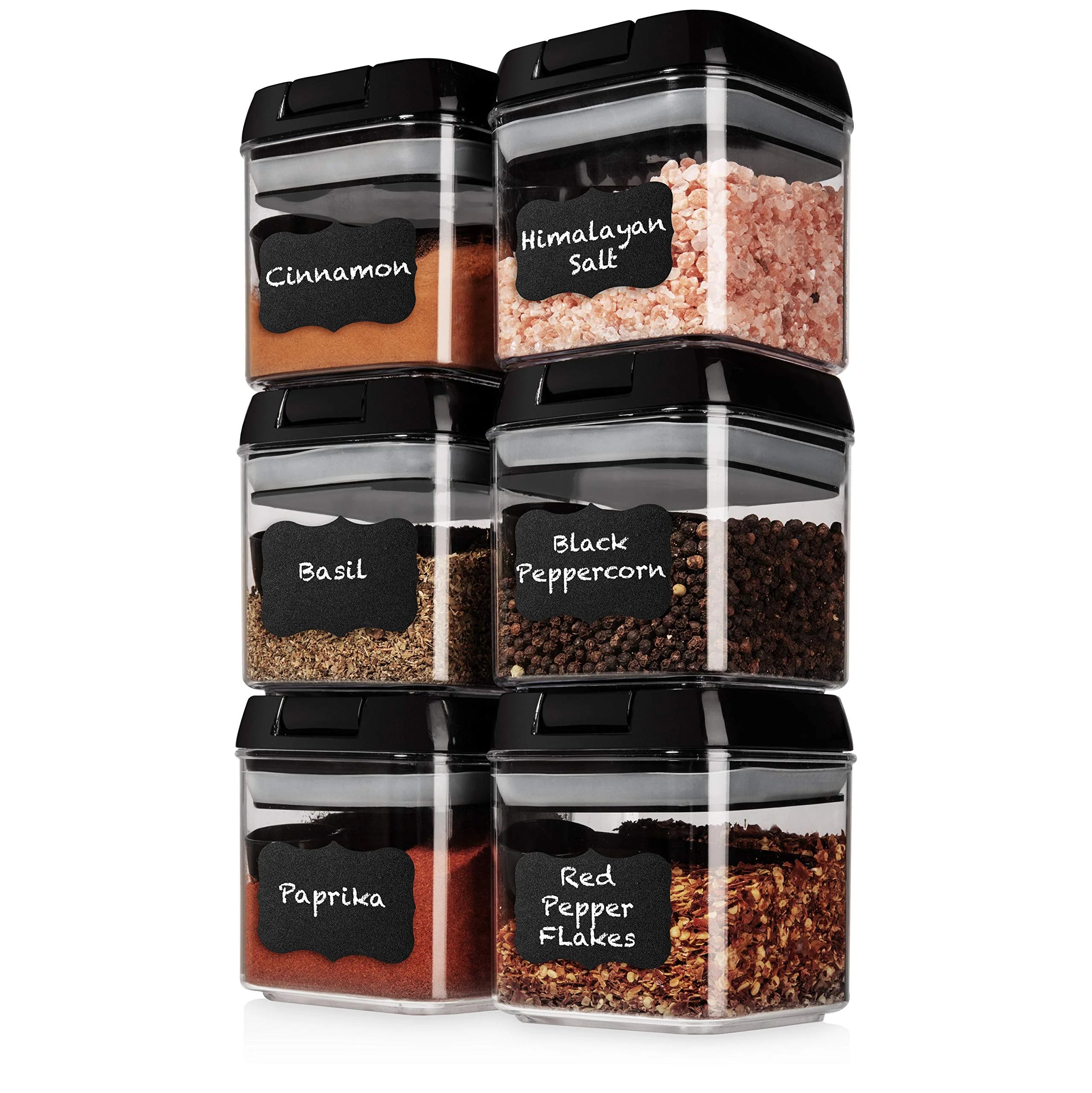 Custom Stickers Removable Jar Labels -Blackboard Sticker Label Organizer for KitchenJars Glass Bottle Waterproof Labels