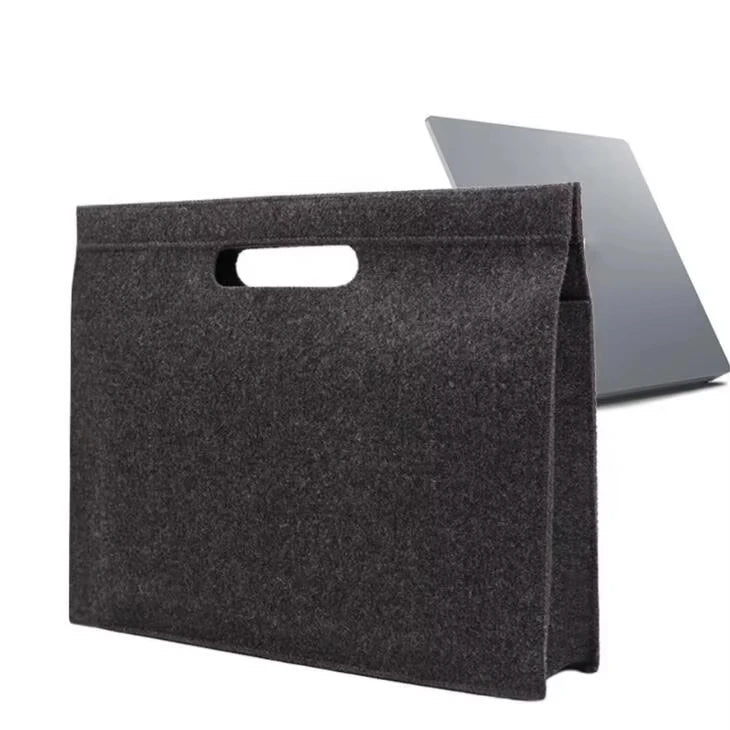 Factory Wholesale Portable Felt Bag Briefcase Laptop With Your Logo Large Carry Shopping for Computers