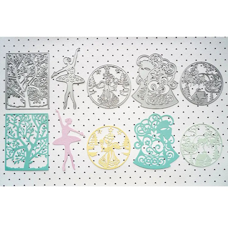 Christmas Easter Diy Gift Custom Patterned Paper Embossing Stencil Cutting Metal Dies Sets for Scrapbooking