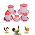 Animal Poultry Farm Drinker Chicken Drinkers and Feeders Plastic Manual Poultry Feeder