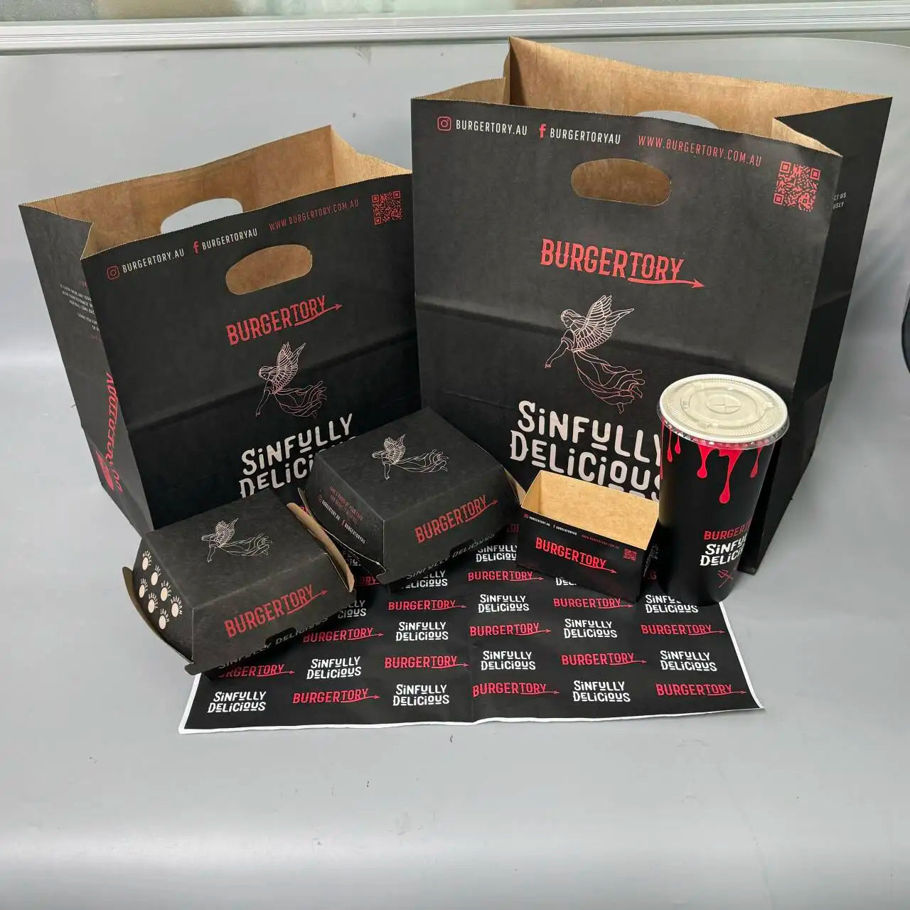 Eco Compostable Biodegradable Wholesale Printed  Box Packaging Food  Box Custom  Food  Recyclable Packaging Low MOQ