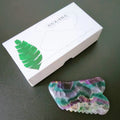 Huiying Good Sell Natural Fluorite Gua Sha Scraping Massage Tools for SPA Acupuncture Massage