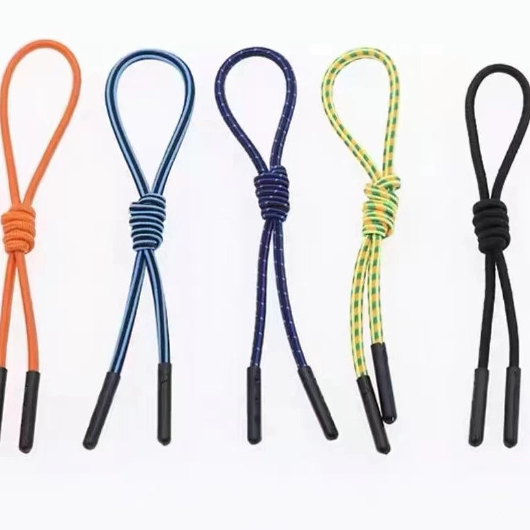 Factory Wholesale Strong Stretch Waterproof 100% Cotton Bungee Cord Braided Elastic Rope for Garments Coated Wax Bags