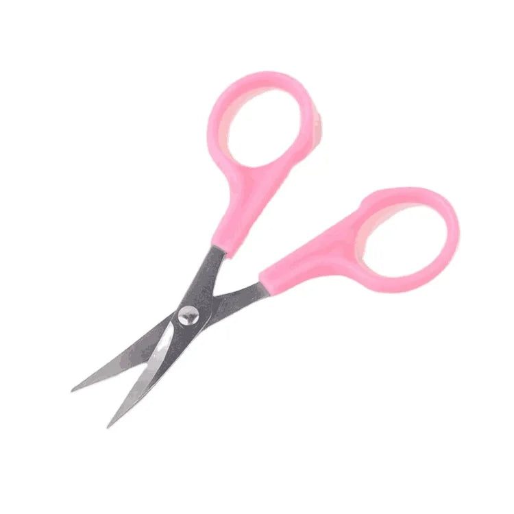 Cheap 3.5" 4.5" Embroidery Carpet Leather Fabric Cutting Household Curved Blade Warped Scissors
