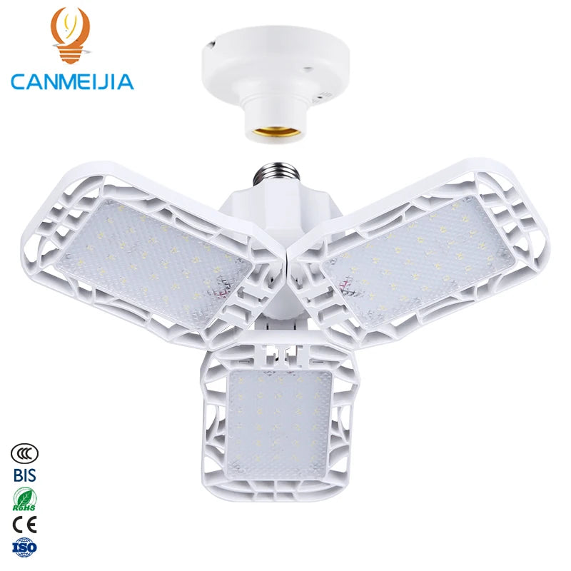 30W 40W 50W High Bay Led Deformable Garage Workshop Light Led Parking Garage LuminairesIndustrial LightLed Garage Lights