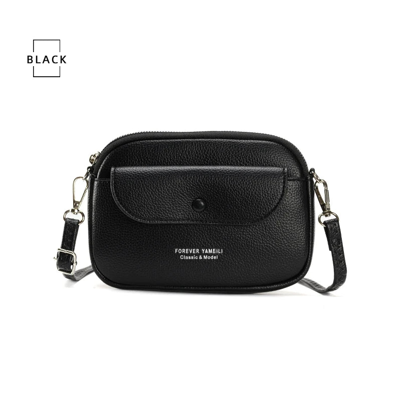 Luxury Handbag Fashion Vintage Lady Side Bags for Girls Shoulder Lady Mini Leather Crossbody Bags for Women