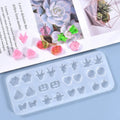 Mini Earring Silicone Mold Stud Earring Resin Molds for Jewelry